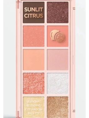 PEACH C Seasonal Blending Eyeshadow
Palette 04 Sunlit Citrus (6.4g)